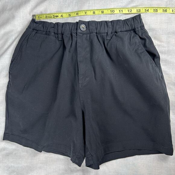 COVE USA Chino Shorts Men's 32 Black 5" Inseam Elastic Waist Casual - Picture 5 of 7
